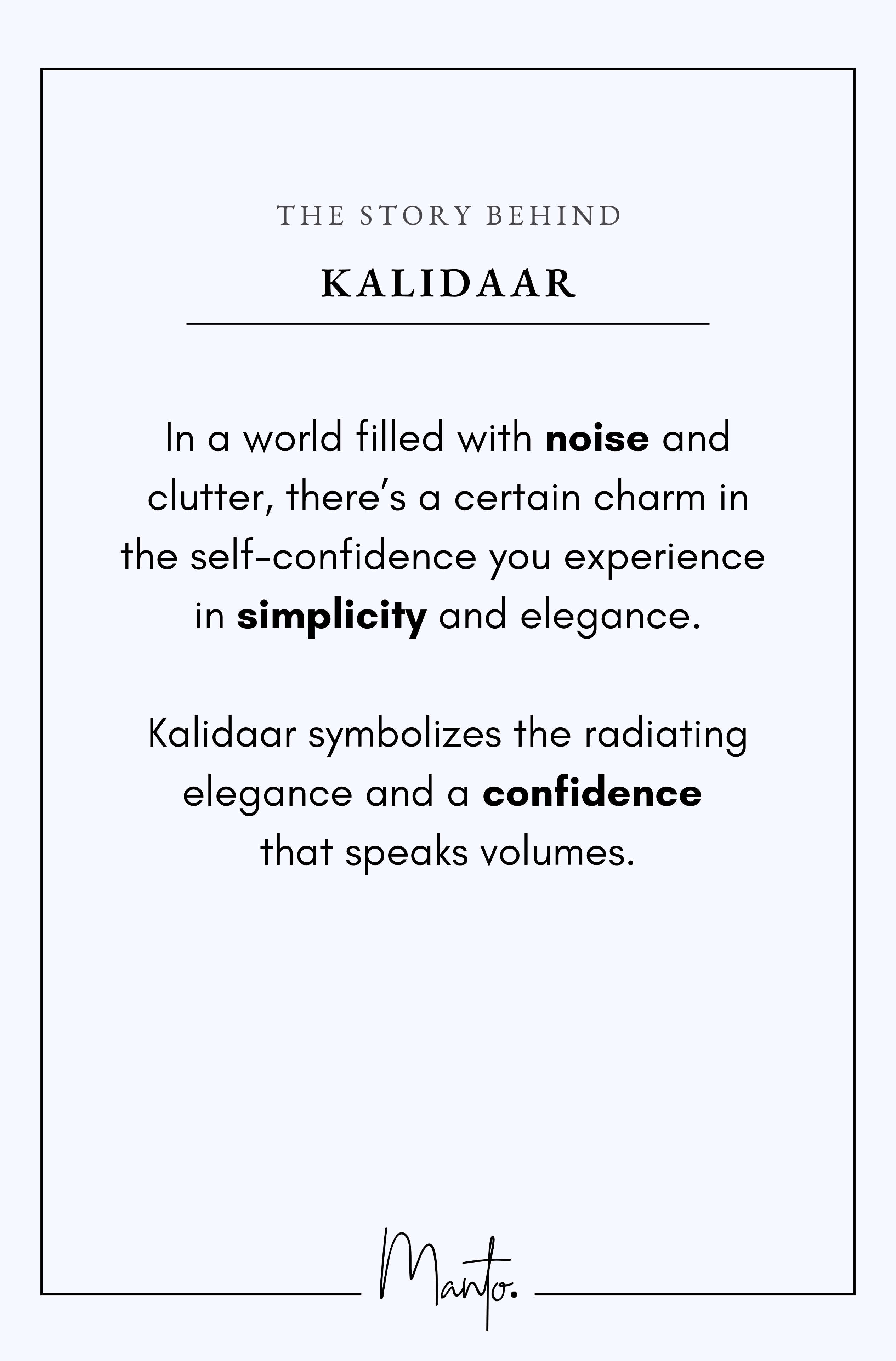 Design Philosophy of Kalidaar Co-Ord Set