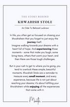 Khwahish (নীরব আকাঙ্ক্ষা) Stole - Beige & Maroon