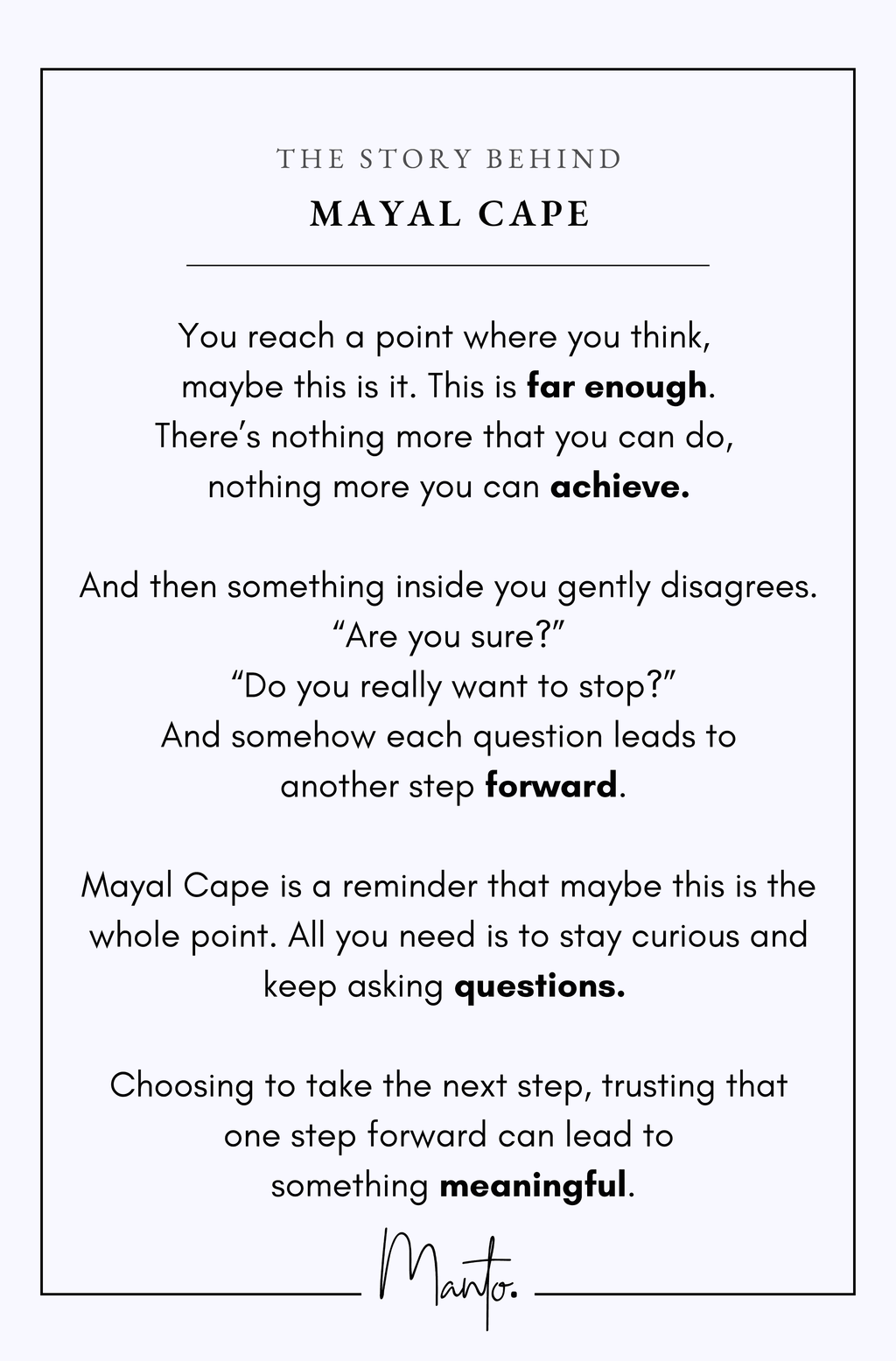 Mayal (মোহনীয়) Cape