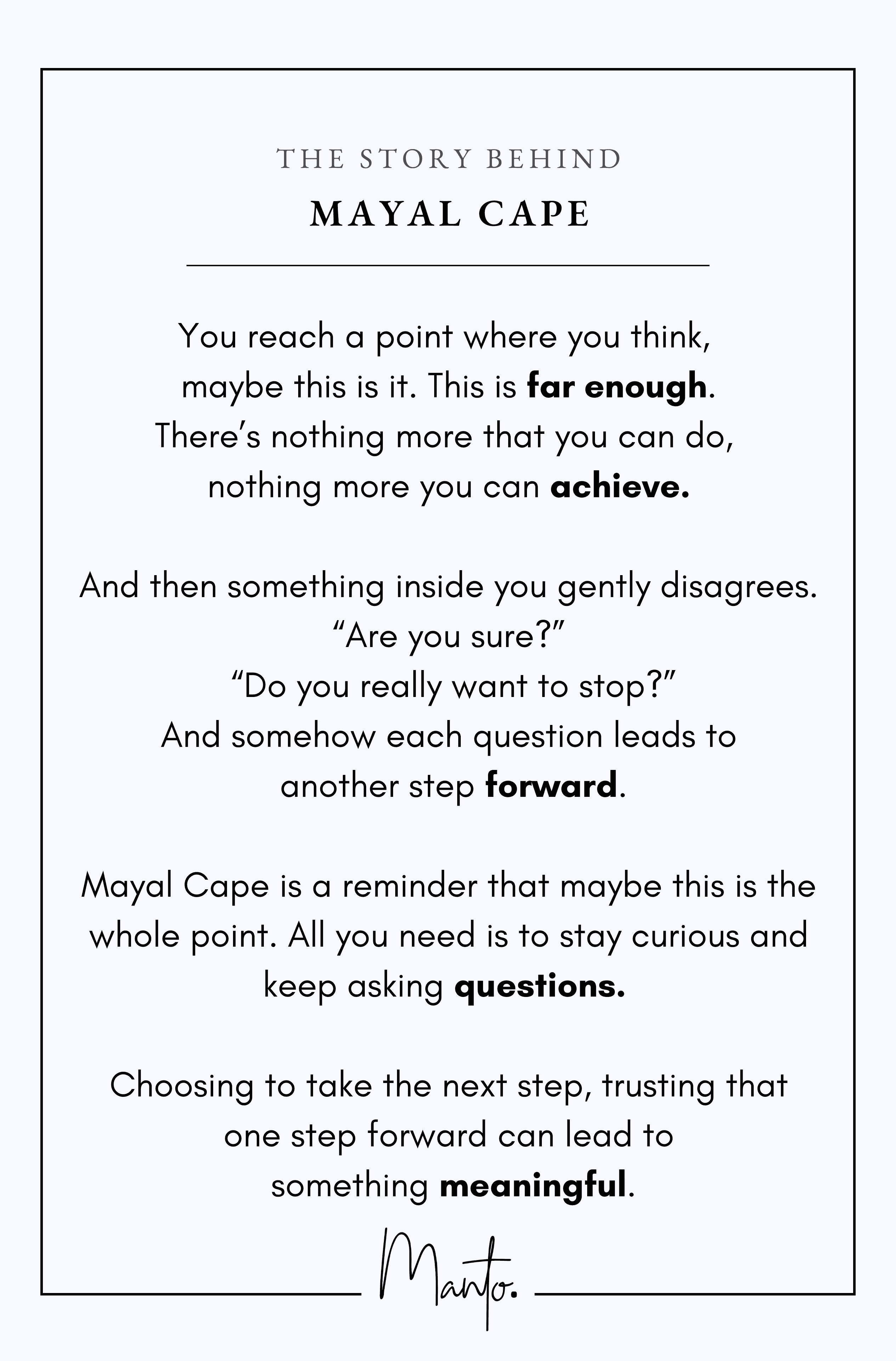 Mayal (মোহনীয়) Cape