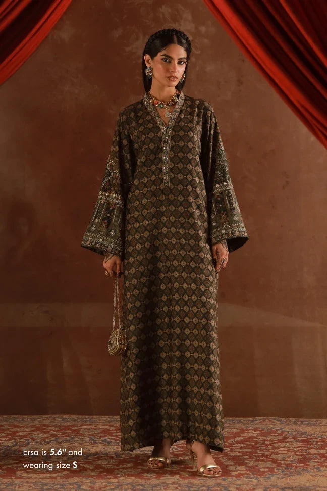Meherjaan (প্রিয়তমা) Velvet Kaftaan