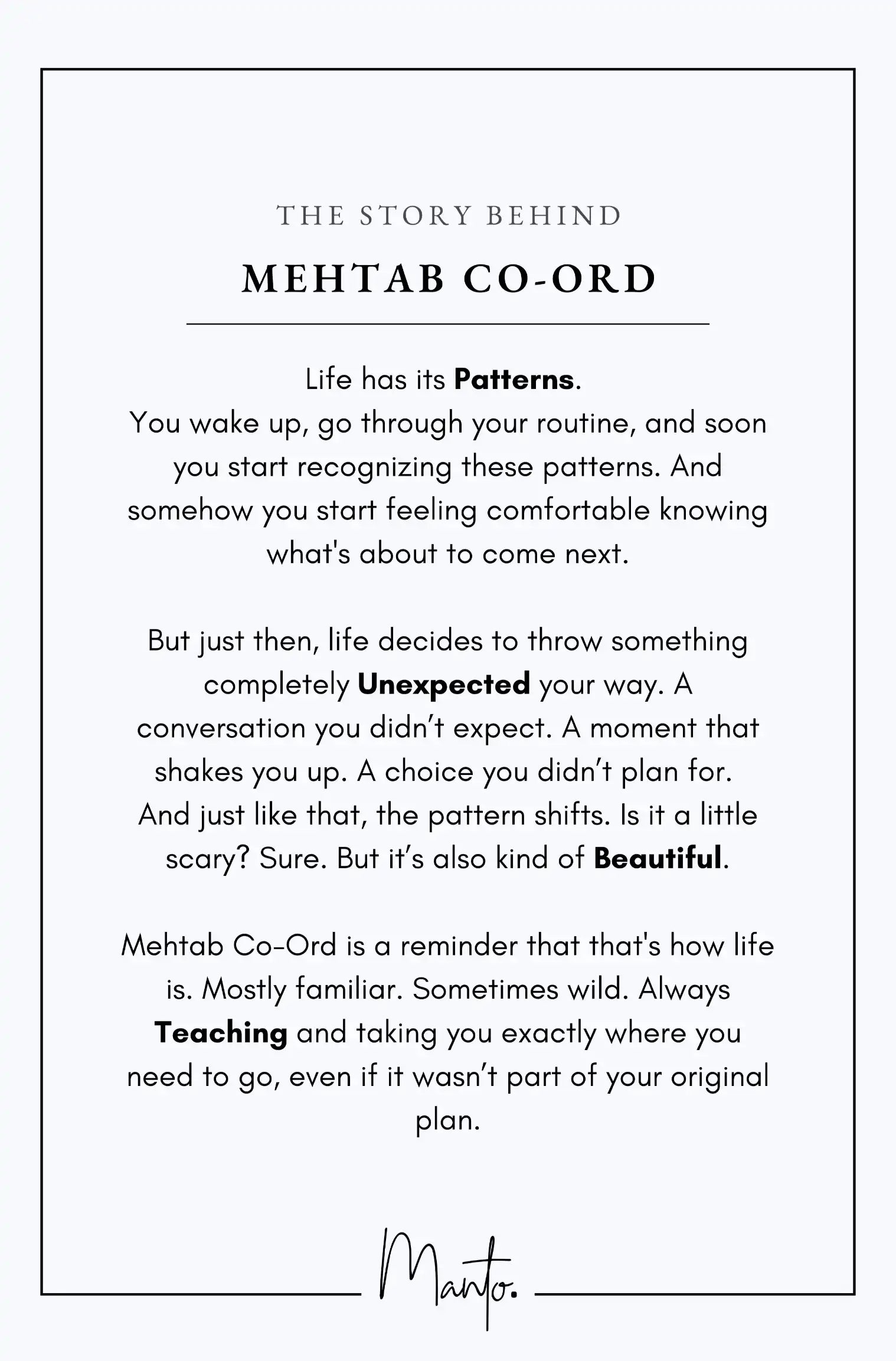 Mehtab (চাঁদের আলো) Co-Ord Set