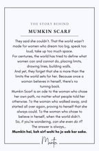 Design Philosophy of Mumkin Scarf