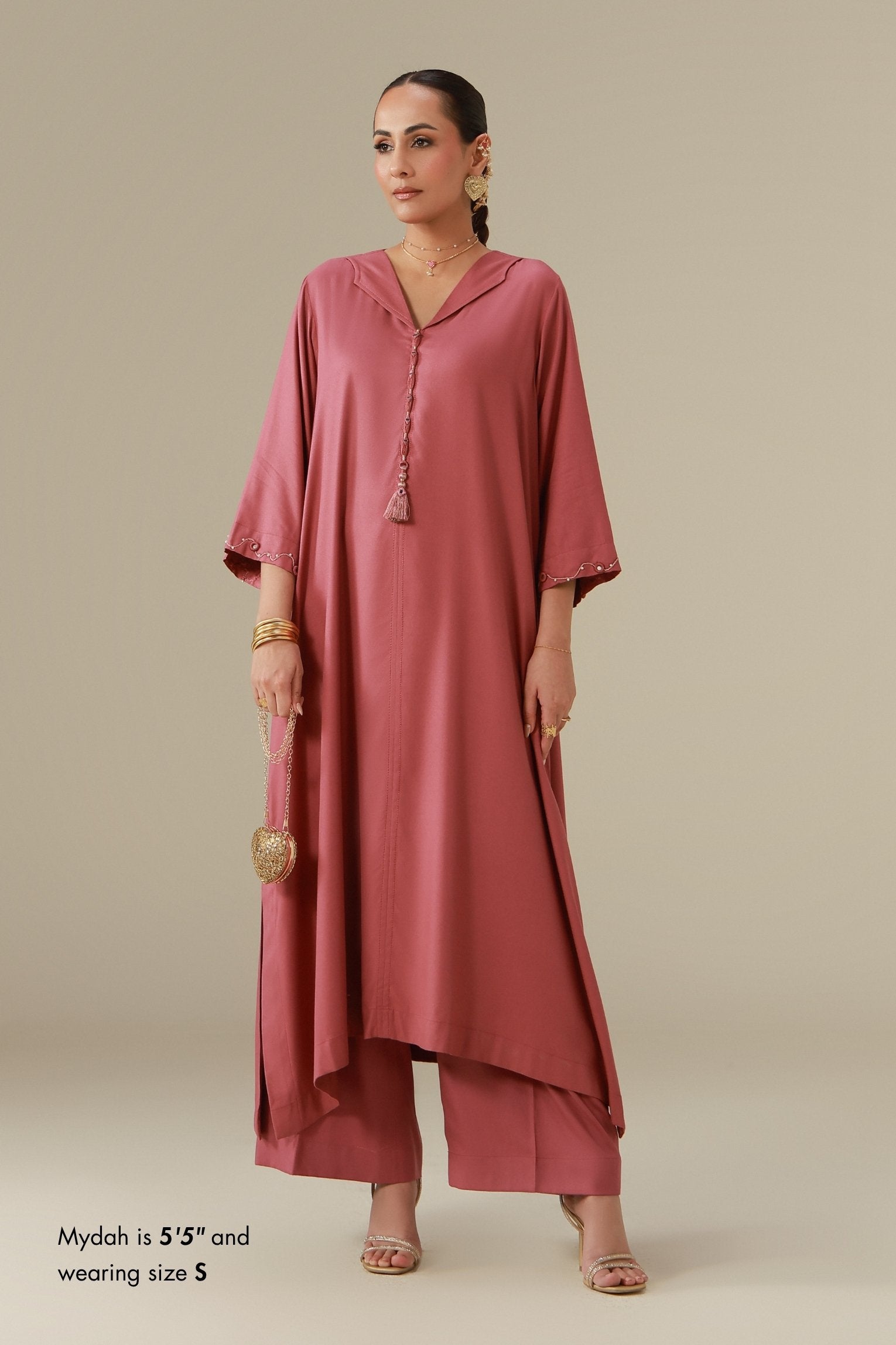 Sheesh (আয়না) Co-Ord Set - Pink