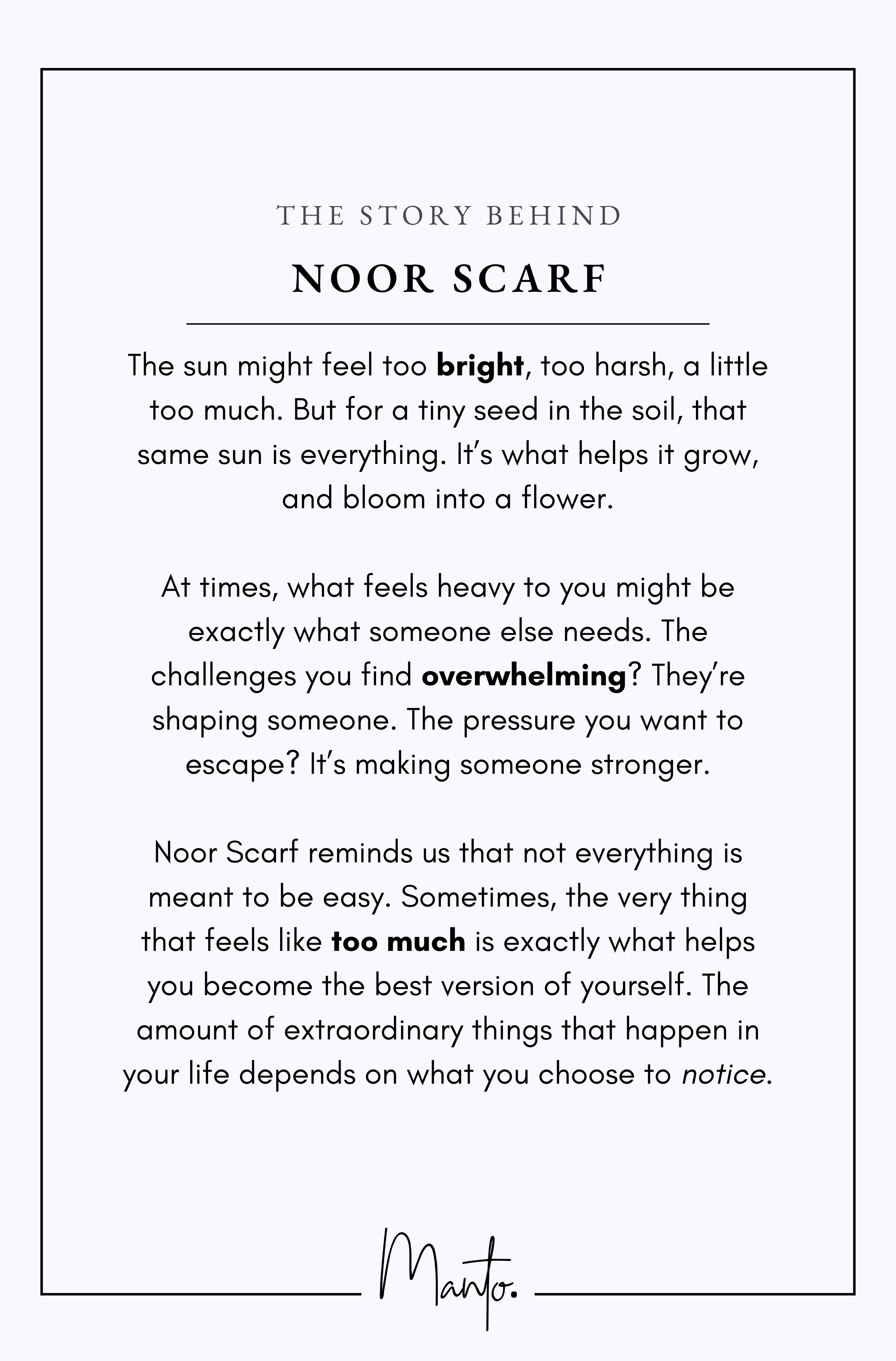Noor (আলো) Scarf