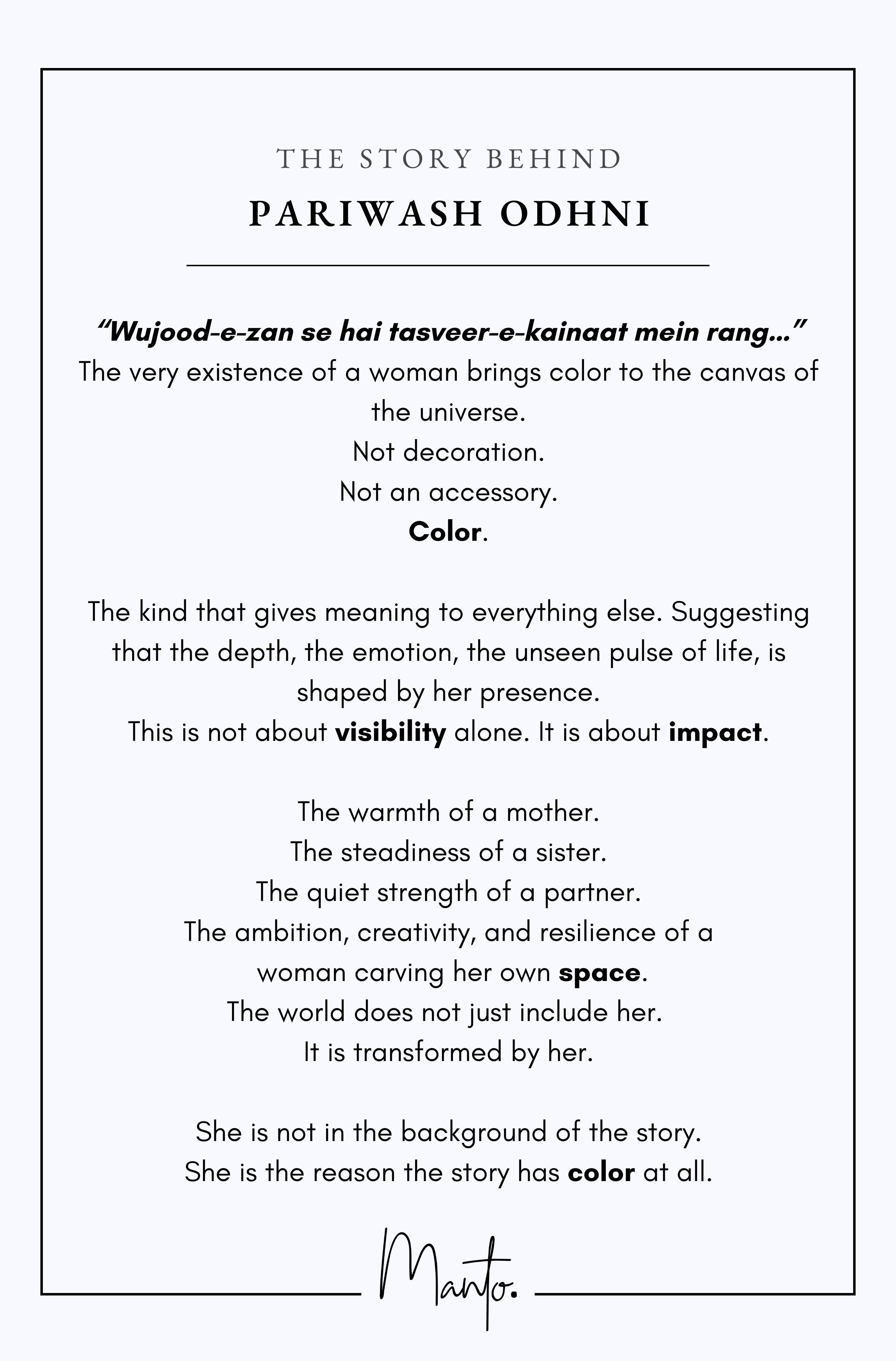 Pariwash (পরীর মতো) Odhni