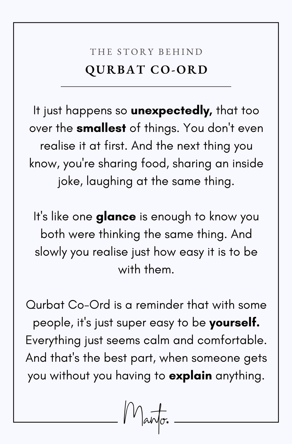 Qurbat (সান্নিধ্য) Co-Ord Set