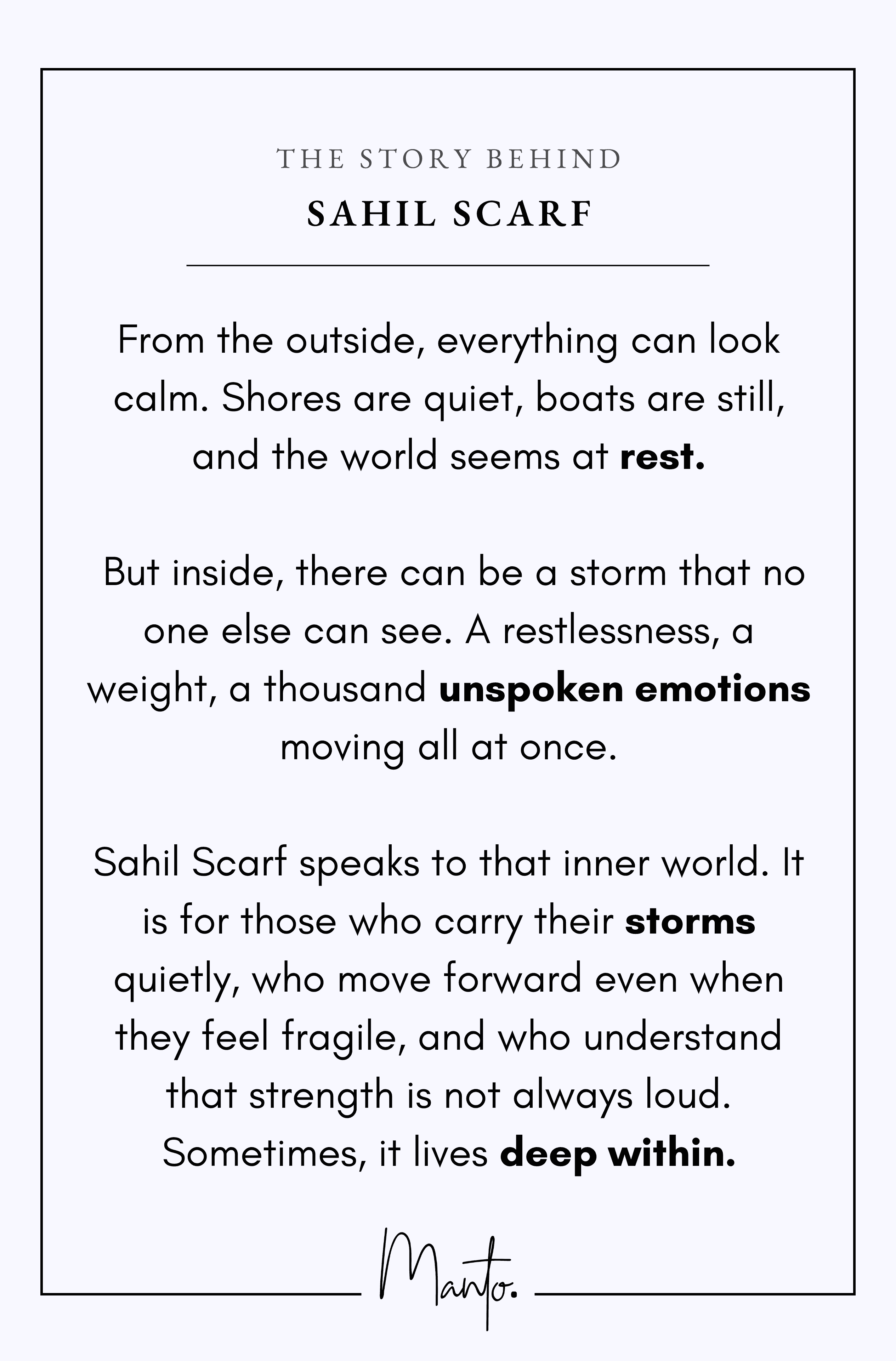 Sahil (সমুদ্রতট) Scarf