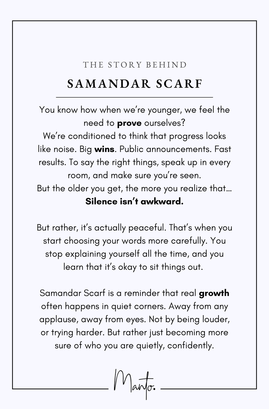 Design Philosophy of Samandar Scarf