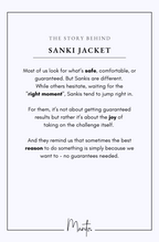 Design Philosophy of Sanki Jacket