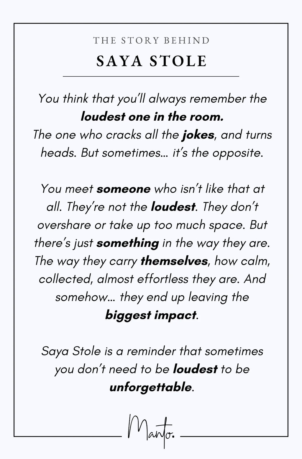 Saya (ছায়া) Stole - Black