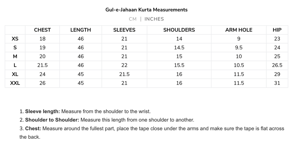 Gul-e-Jahaan (জগতের ফুল) Kurta - Blue