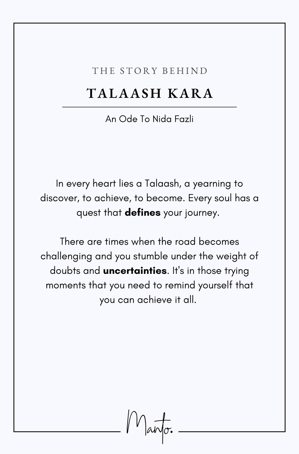 Design Philosophy of Talaash Cuff Bracelet (Kara)