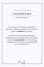 Design Philosophy of Talaash Cuff Bracelet (Kara)
