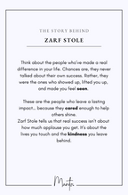 Design Philosophy of Zarf Stole