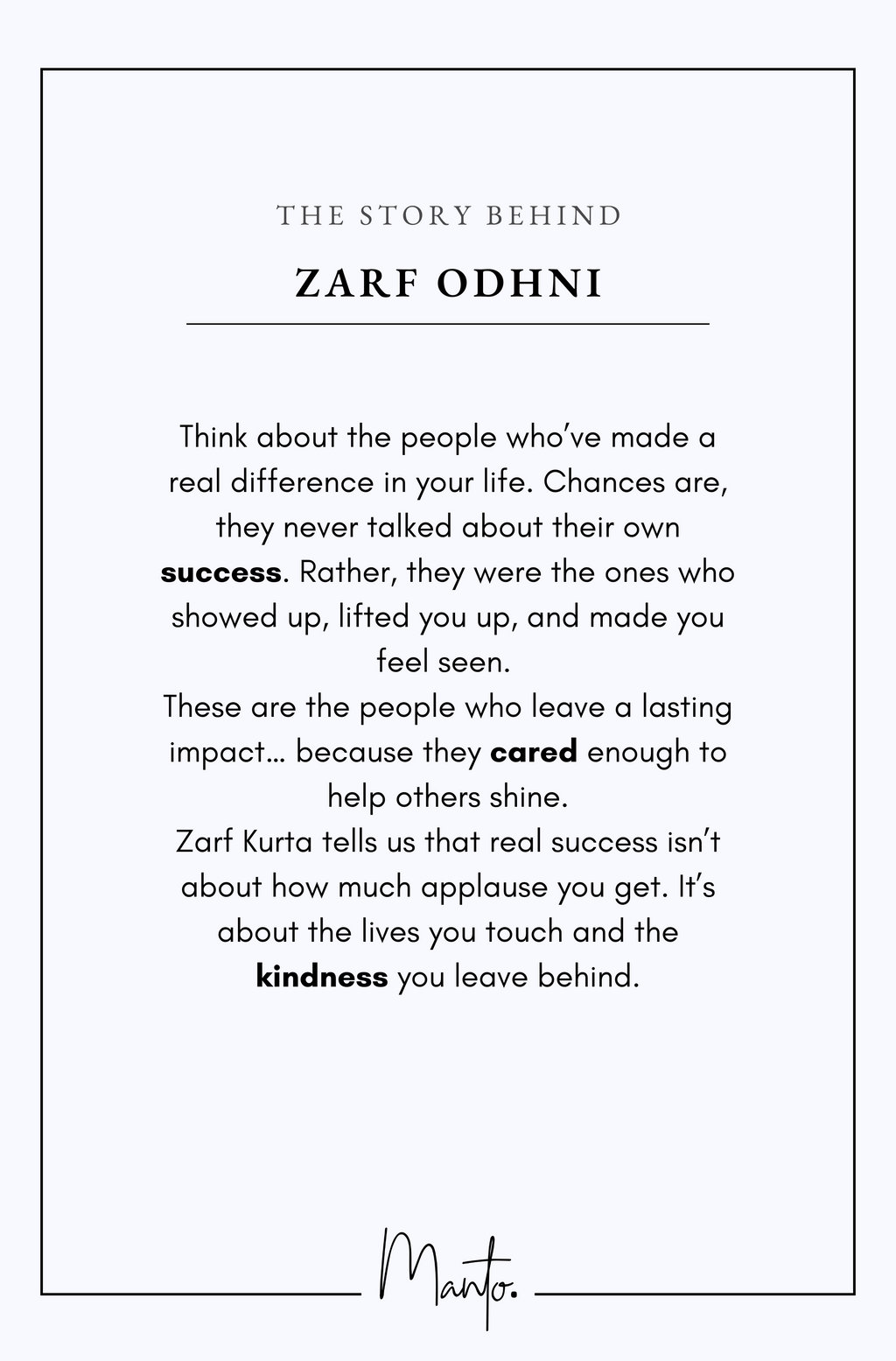 Design Philosophy of Zarf Odhni