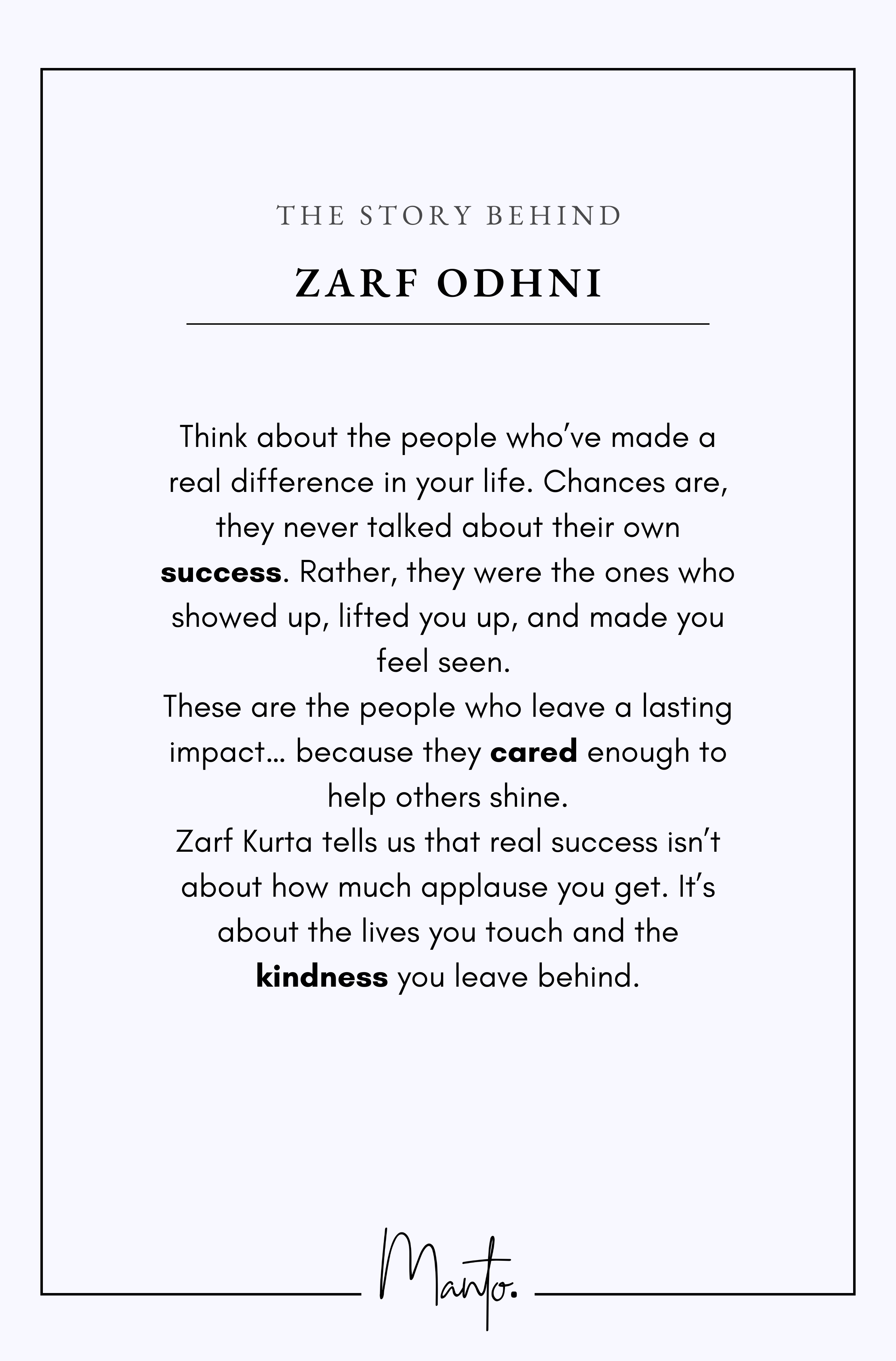 Design Philosophy of Zarf Odhni
