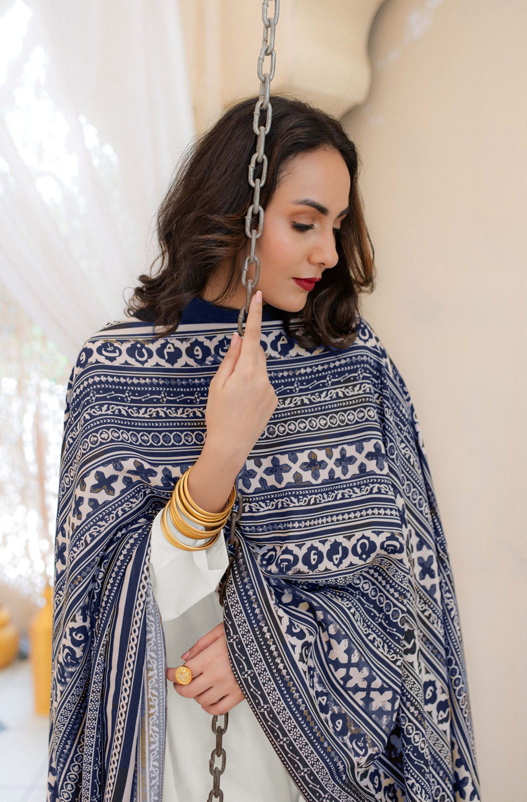 Shopmanto, wear manto, odhni, shawl, chaddar, manto odhni, manto scarves, manto stoles, manto, clothing brands, women shawl, ladies shawl, women shawl in midnight blue, women shawl with random words calligraphed in urdu, midnight blue odhni, dupatta, blue dupatta, urdu calligraphy, urdu calligraphy clothes, manto calligraphy clothes, riwayat odhni, midnight blue, manto riwayat odhni, riwayat odhni midnight blue