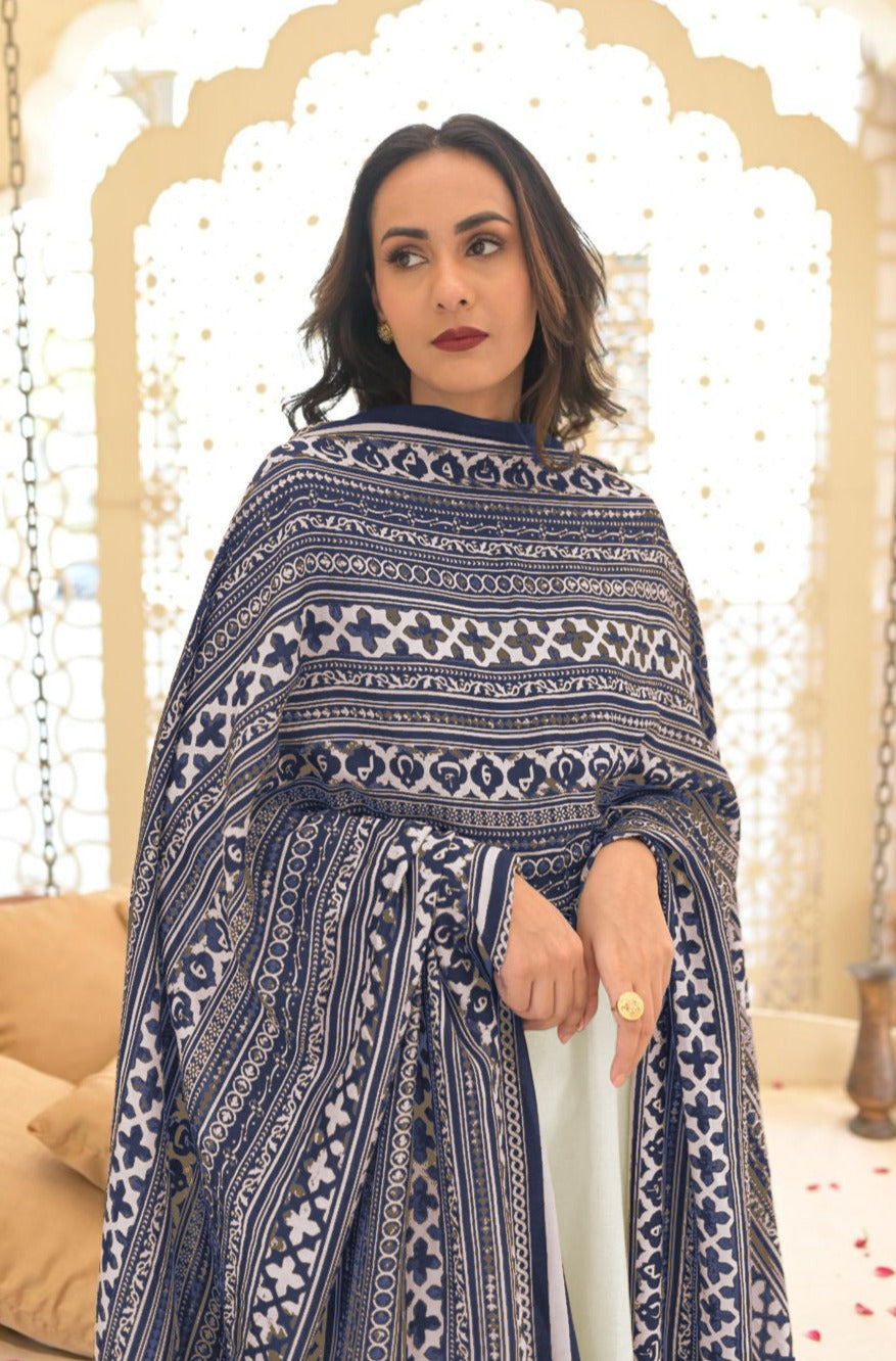 Shopmanto, wear manto, odhni, shawl, chaddar, manto odhni, manto scarves, manto stoles, manto, clothing brands, women shawl, ladies shawl, women shawl in midnight blue, women shawl with random words calligraphed in urdu, midnight blue odhni, dupatta, blue dupatta, urdu calligraphy, urdu calligraphy clothes, manto calligraphy clothes, riwayat odhni, midnight blue, manto riwayat odhni, riwayat odhni midnight blue